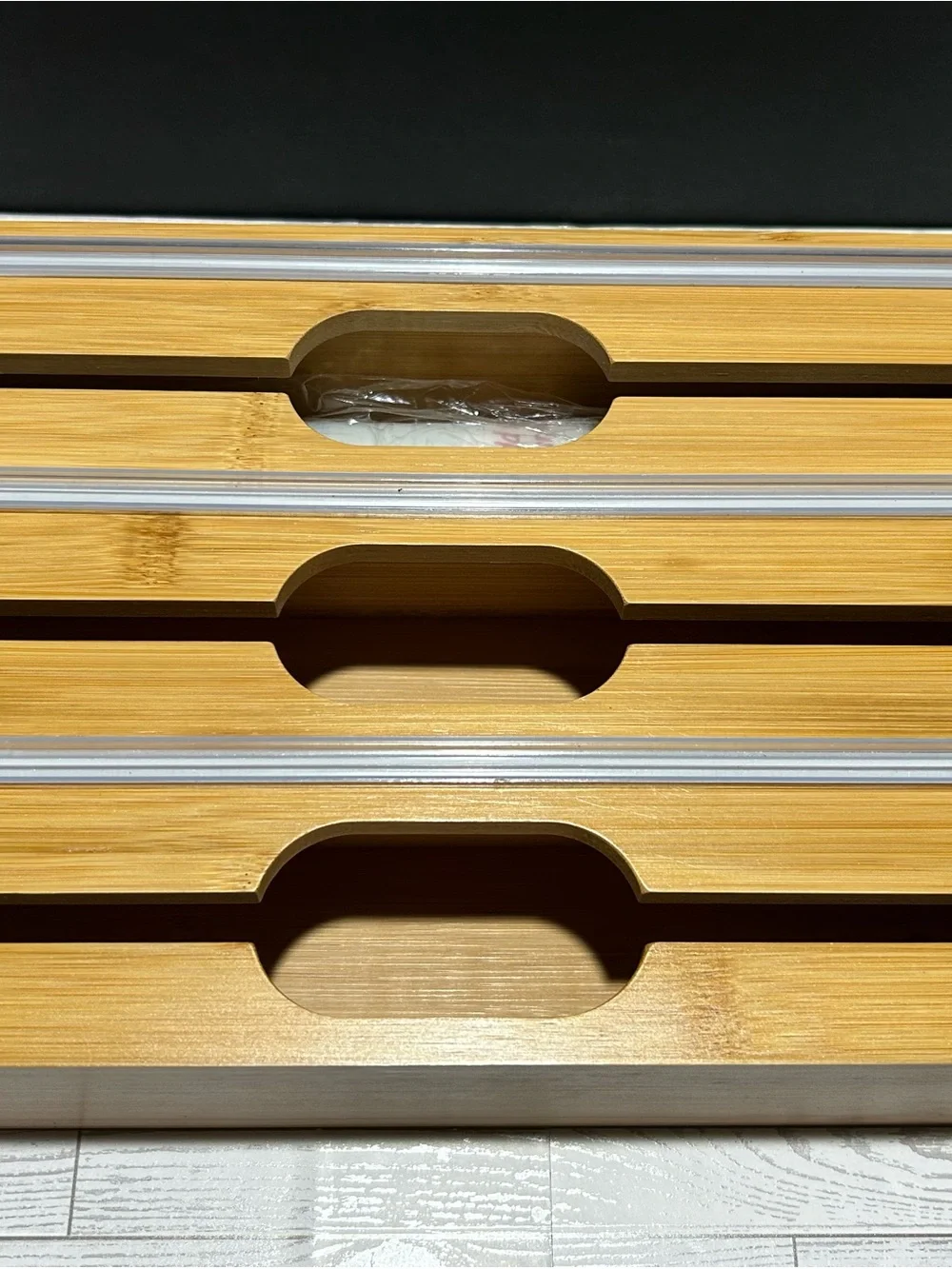 Bamboo Stackable Drawer Organizer - Natural Bamboo